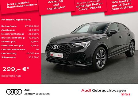 Audi Q3 Sportback S line S-TRON VIRT KAM LED SHZ PDC