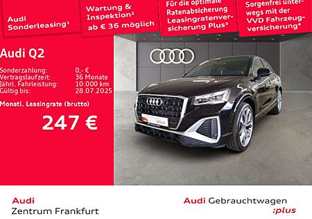 Audi Q2 30 TFSI S line MatrixLED AHK Leder