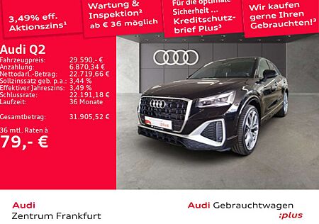 Audi Q2 30 TFSI S line MatrixLED AHK Leder
