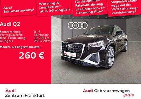 Audi Q2 30 TFSI S line MatrixLED AHK Leder