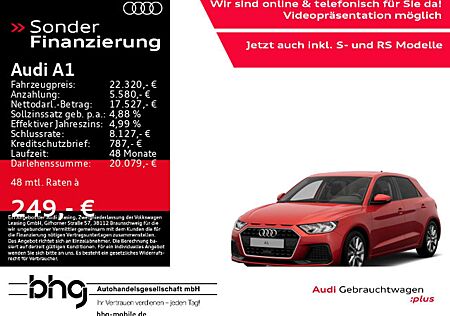 Audi A1 25 TFSI Sportback S tronic advanced