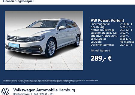 VW Passat Variant Volkswagen 1.4 TSI Hybrid GTE DSG Navi LED