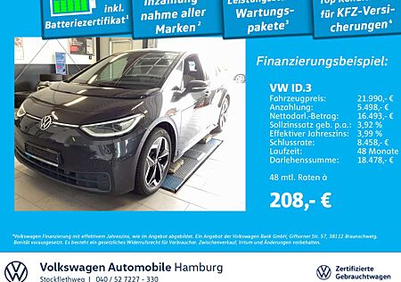 VW ID.3 Volkswagen Pro Business LED Navi CarPlay Wärmepum. ACC
