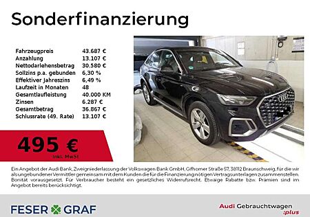 Audi Q5 Sportback 40 TDI qu S Line Int HUD,B&O,Leder,Kamer