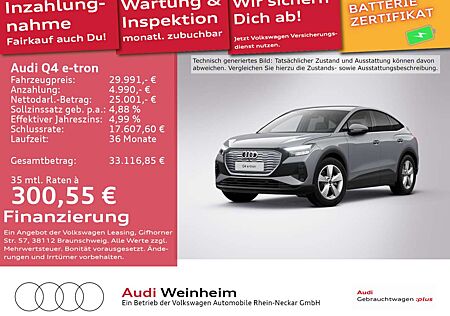 Audi Q4 e-tron 35 LED Automatik Digitaltacho uvm
