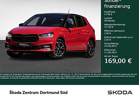 Skoda Fabia 1.0 MONTE CARLO NAVI KLIMAAUTO. SITZHEIZ.