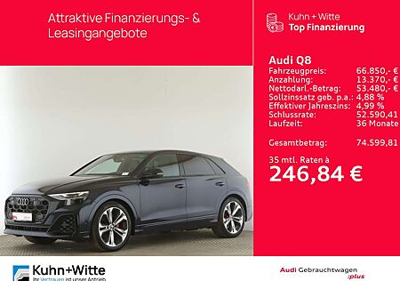 Audi Q8 55 TFSI quattro S line *AHK*B&O*Matrix*RFK*Lu