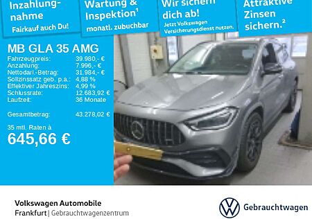 Mercedes-Benz GLA 35 AMG 4Matic Automatik Leder 360/Kamera Sta