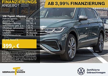 VW Tiguan Allspace Volkswagen 2.0 TSI DSG ELEGANCE PANO AHK