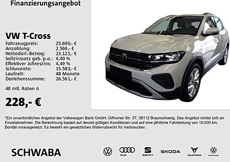 VW T-Cross Volkswagen Life 1.0 TSI DSG LED*VIRTUAL*AHK*ACC*17"