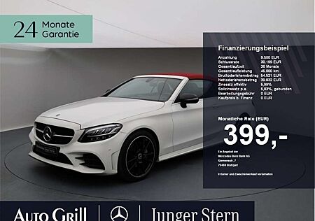 Mercedes-Benz C 200 Cabrio AMG Line Plus Night Burm Volldigit