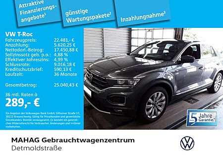 VW T-Roc Volkswagen 1.5 TSI AHK LED Navi ParkPilot RearView DS