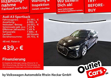 Audi A3 30 TFSI S-Line Pano Head-Up Kamera