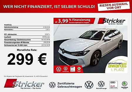 VW Passat Variant Volkswagen Business 1.5eTSI DSG 299,-ohne Anzahlung Navi AHK