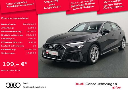 Audi A3 Sportback 35 S line S TRON VIRT AHK SHZ LE