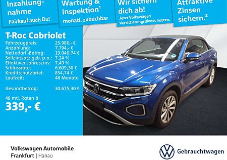 VW T-Roc Volkswagen 1.0 TSI Spurhalteassistent LED H