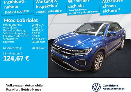 VW T-Roc Volkswagen 1.0 TSI Spurhalteassistent LED H