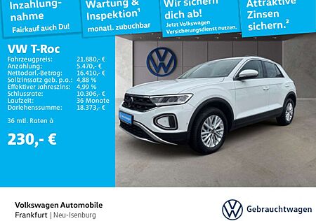 VW T-Roc Volkswagen 2.0 TDI Life Rückfahrkamera Spurhalteassis
