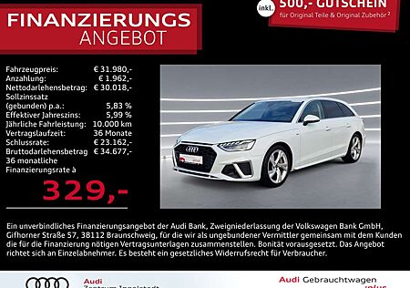 Audi A4 Avant 40 TFSI LED ACC NAVI virt-cockp+ S line