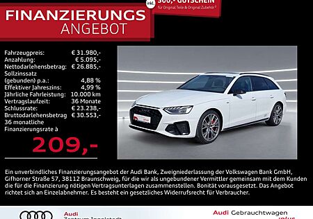 Audi A4 Avant 40 TFSI LED ACC NAVI virt-cockp+ S line