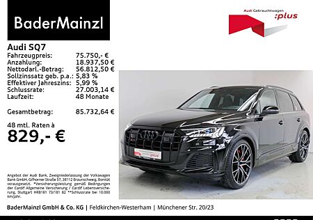 Audi SQ7 gebraucht kaufen Audi SQ7 4.0 V8 TFSI tiptronic B&O Pano StdHzg Matrix