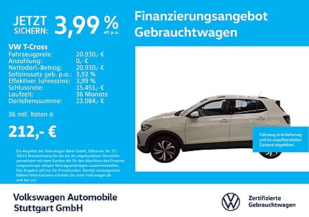VW T-Cross Volkswagen Style 1.0 TSI Navi Kamera LED ACC SHZ