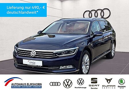 VW Passat Variant Volkswagen Highline 2.0 TDI DSG PANO AHK LEDER 4xKAM NAV LED