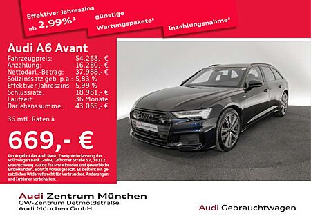 Audi A6 50 TDI qu. S line StdHzg/Pano/AHK/HD-Ma