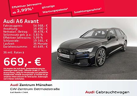Audi A6 50 TDI qu. S line StdHzg/Pano/AHK/HD-Ma