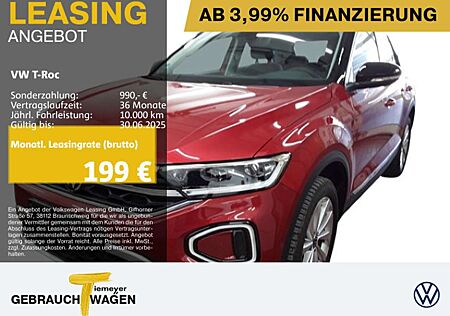 VW T-Roc Volkswagen 1.5 TSI STYLE NAVI LED+ KAMERA VIRTUAL