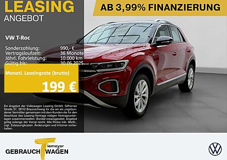VW T-Roc Volkswagen 1.5 TSI STYLE NAVI LED+ KAMERA VIRTUAL