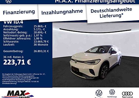 VW ID.4 Volkswagen Pro Performance 1st Max MATRIX LED+PANO+KAM
