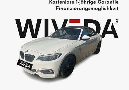 BMW 220 i Cabrio M-Sport~Navi~Leder~RFK~LED~SHZ~H/K~