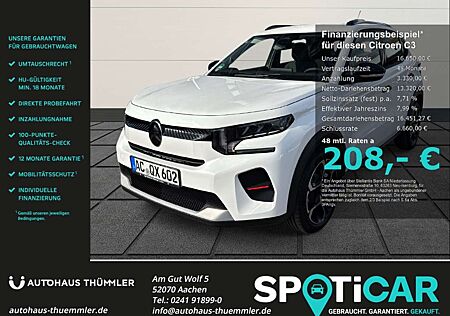Citroën C3 Citroen Turbo Plus 1.2 PureTech 100 EU6e HUD LED Apple Car