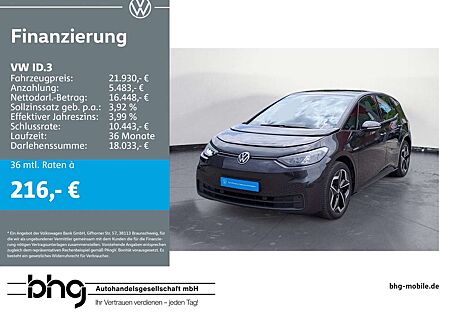 VW ID.3 Volkswagen Pro AHK, ACC