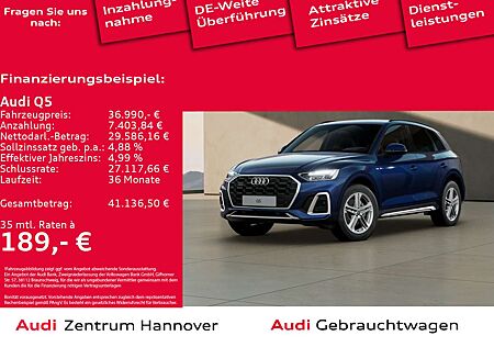 Audi Q5 40 TDI quattro S line AHK 19-Zoll Navi virtua