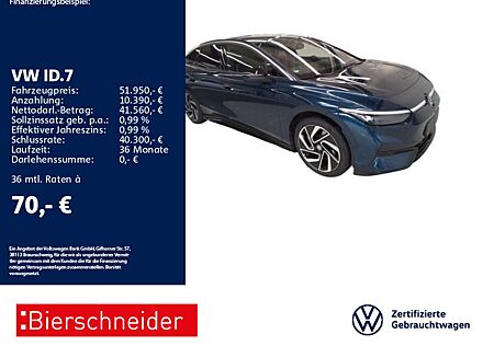 VW ID.7 Volkswagen Pro S AHK DCC MATRIX HuD 360