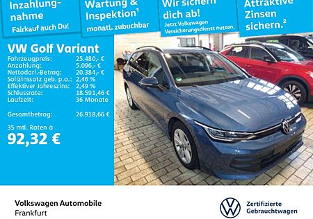 VW Golf Variant Volkswagen Golf VIII Variant 1.5 TSI Life Navi LED DAB+ Fro