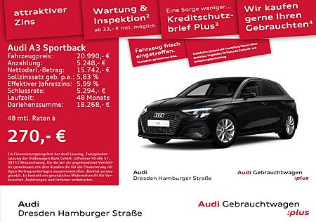 Audi A3 30 TFSI LED Navi GRA
