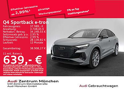 Audi Q4 e-tron 40 S line Virtual/Navi+