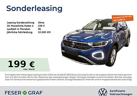 VW T-Roc Volkswagen Life 1.5 TSI DSG Navi AHK Kamera LED