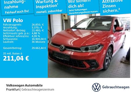 VW Polo Volkswagen 1.0 TSI DSG R-Line Navi IQ.Light DAB+ Front
