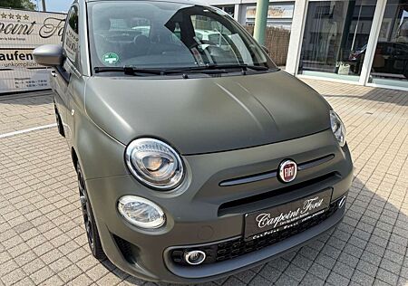 Fiat 500 S , Alpi Grün Matt, NAVI,Leder ,TüV 06.2027