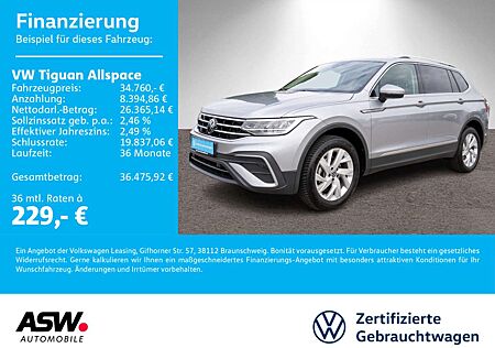 VW Tiguan Allspace Volkswagen Life 2.0TDI DSG LED Navi AHK 7-S