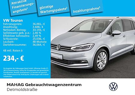 VW Touran Volkswagen 2.0 TDI Highline LED Navi AHK DSG