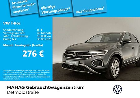 VW T-Roc Volkswagen 1.5 TSI STYLE AHK Navi LED Sitzhz. DSG