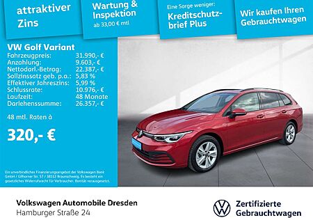 VW Golf Variant Volkswagen Golf VIII Variant Life 2.0 TDI LED PDC ACC LANE