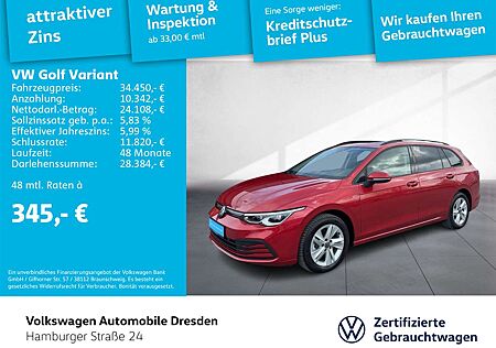 VW Golf Variant Volkswagen Golf VIII Variant Life 2.0 TDI LED PDC ACC LANE