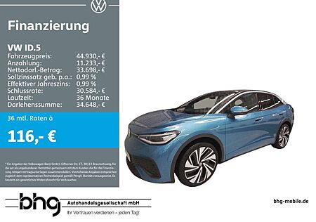 VW ID.5 Volkswagen Pro mit Infotainment-Paket