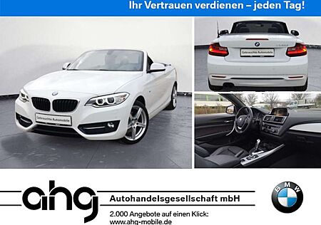 BMW 220 d Cabrio Sport Line Aut. Navi Business Xenon